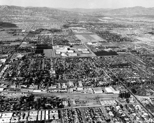 San Fernando Valley State College (now CSUN), Aerial View, December 1963