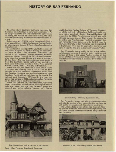 San Fernando Shopping Guide and Industrial Directory, circa 1980