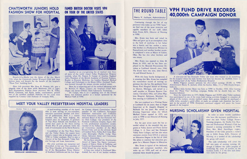 Valley Presbyterian Hospital Highlights, April 1960