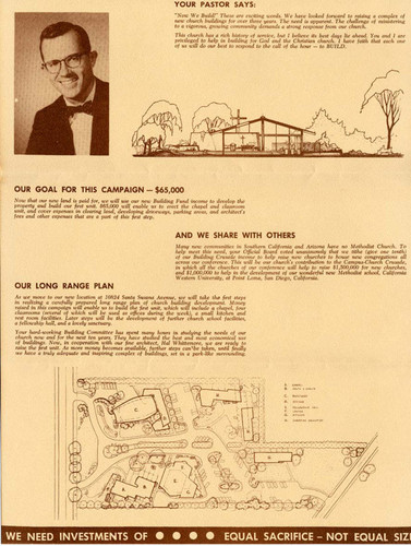 Building fund campaign, First Methodist Church of Chatsworth, 1961 (page 2)