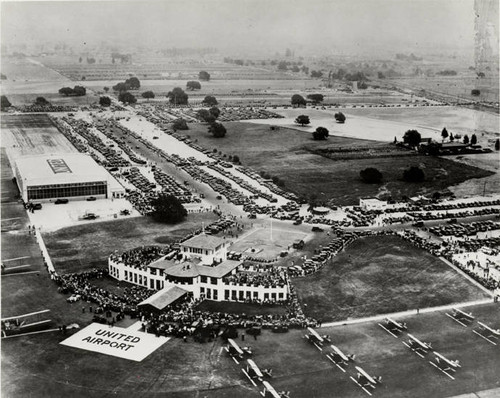 Opening Day Ceremonies, United Airport, May 30, 1930