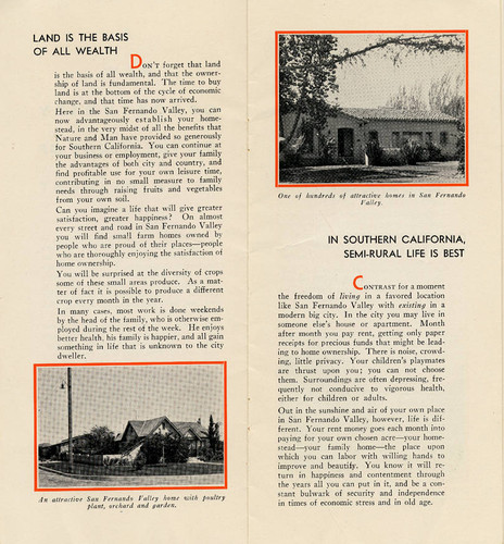 Now is the time to buy a small farm near Los Angeles brochure, 1932