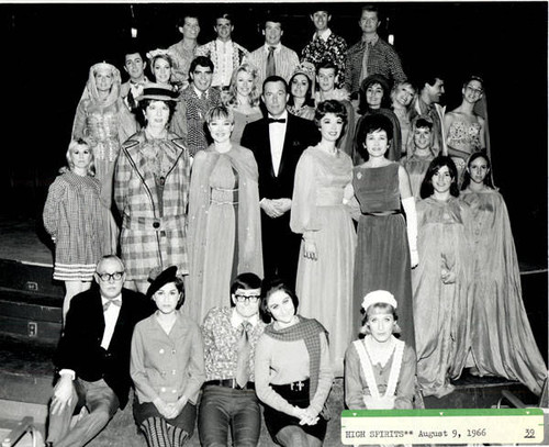 Valley Music Theatre, cast photo, High Spirits, Woodland Hills, 1966