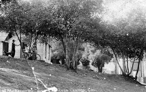 McAllister's Tavern, Topanga Canyon, around 1910-1915