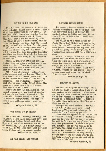 Oak Leaf, 1945--Encino School newspaper (page 6)