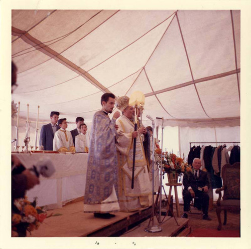 Groundbreaking ceremony for St. Nicholas Church, 1964