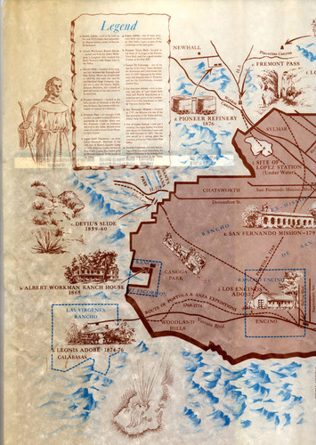 Historical Map of the San Fernando Valley (left side)