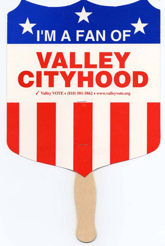 Valley Cityhood promotional fan