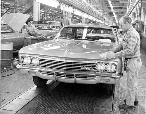 General Motors plant, Chevrolet model, 1966