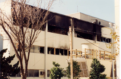 Earthquake damage, California State University, Northridge, 1994