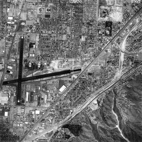 Aerial view, Burbank, 1960