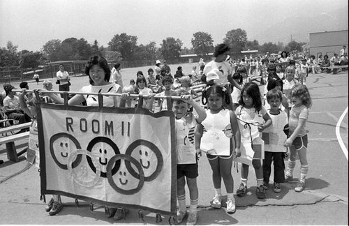 Herrick Avenue School Junior Olympics parade: Kindergarten