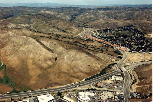 Las Virgenes Road in Calabasas looking north, circa 1993