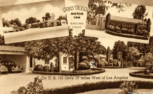 Sun Valley Motor Inn, circa 1948 (front)