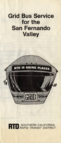 RTD Bus Service Pamphlet, Circa Late 1970s — Calisphere