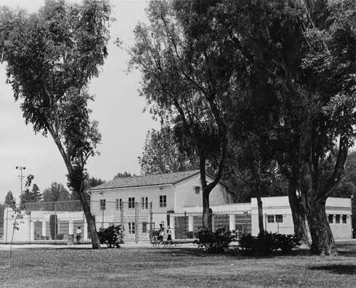 Reseda Park pool and pool buildings, Reseda, circa 1950s