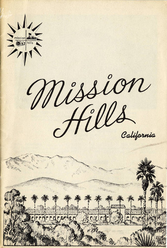 Mission Hills promotional guide, circa 1964