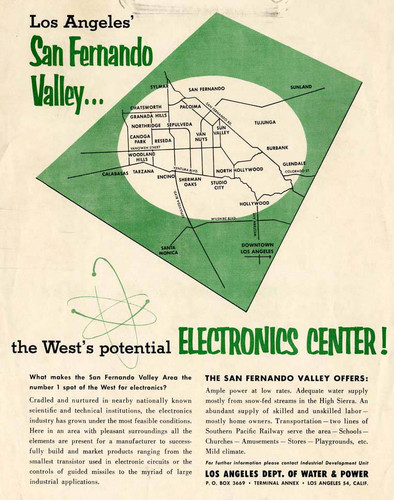 Los Angeles Department of Water and Power advertisement, Los Angeles, 1954
