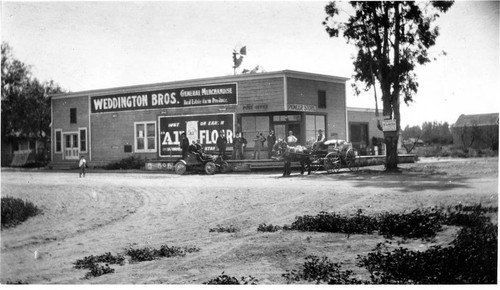 Weddington Brothers General Store, Lankershim, 1905