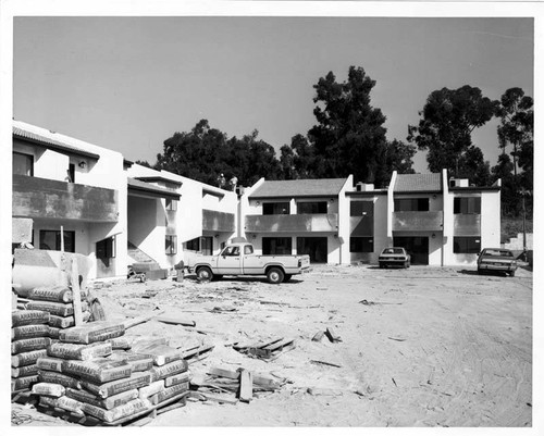 St. Nicholas Greek Orthodox Church Senior Apartments under construction, Northridge, 1980