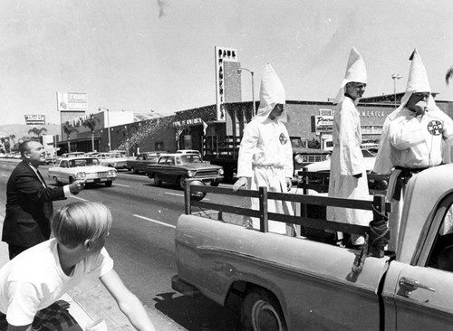 Ku Klux Klan Parade, Panorama City, Calif. September 15, 1966