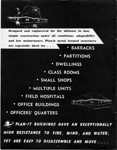 Plan-It Homes brochure, circa 1950s