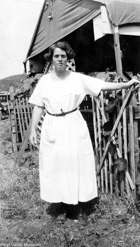 Mrs. Lilly Fields, Topanga Beach, Calif. 1927