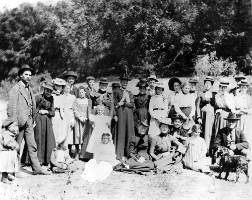 Picnic by the Los Angeles River, 1893-1894