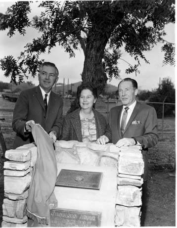 Dedication ceremony at Leonis Adobe, 1966