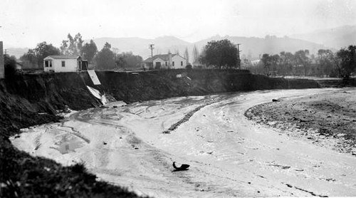 Flood, Los Angeles River, North Hollywood, 1938