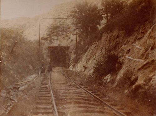 Entrance to the San Fernando Tunnel - Newhall Pass, 1910