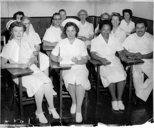 Rudy Ortega, Sr. and his fellow classmates