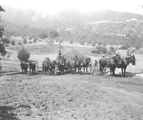 Hillside Drive grading, 1927