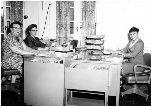 Veterans' Hospital in Sylmar staff, circa 1962