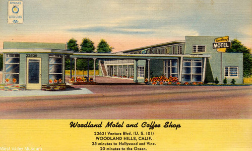 Woodland Motel and Coffee Shop, circa 1946