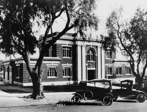 Burbank City Hall, 1921