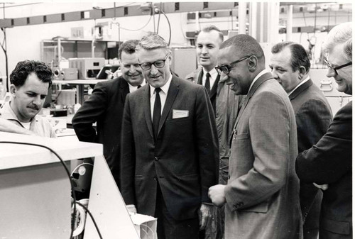 Lockheed visit, circa 1967--Congressman James C. Corman