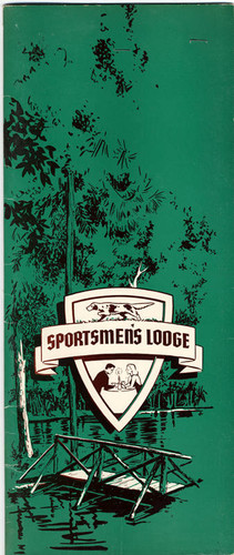 Sportmen's Lodge menu, circa 1955