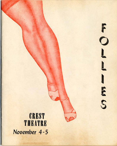 Follies of ' 57 at the Crest Theatre program, 1957 (page 1)