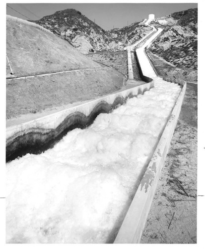 Los Angeles Aqueduct cascades, Granada Hills, 1970