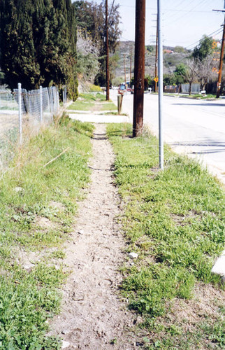 Equestrian trail in front of 11141 Sheldon in the Stonehurst tract, Sun Valley