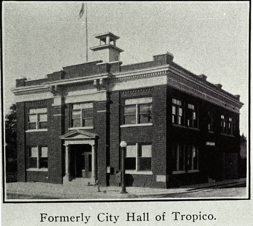 Tropico City Hall, circa 1910