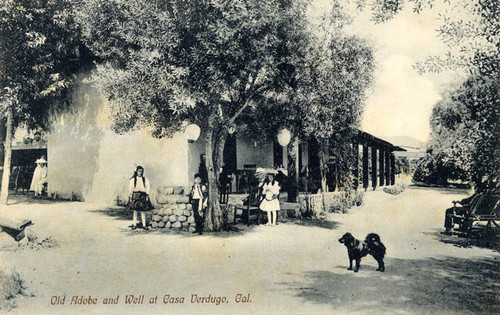 Old Adobe and Well at Casa Verdugo, Burbank