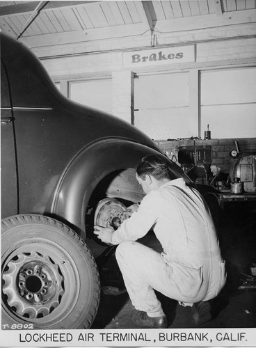 Lockheed Air Terminal Auto Shop, brake repair