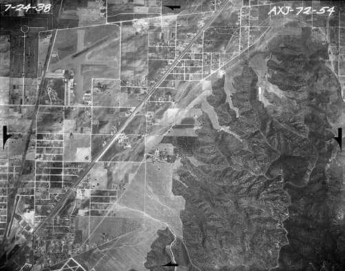 Aerial View of Burbank, 1938