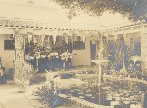 Spanish Garden Fete at Rancho Sombre del Roble, 1932