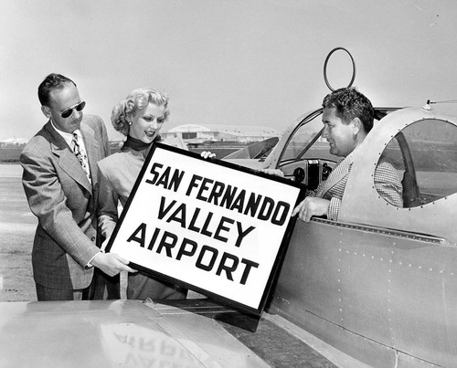 Metropolitan Airport is renamed San Fernando Valley Airport in 1950