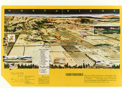 Map and Index of Northridge ranch owners