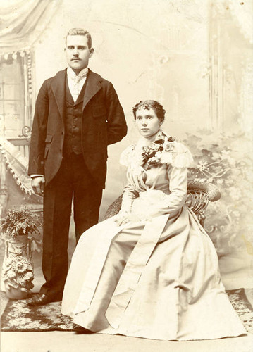 Alfred and Netta Adams, Sunland, 1898