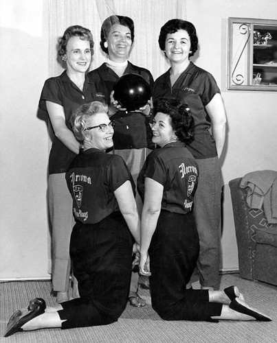 Norrona's Women's Bowling Team, circa 1962